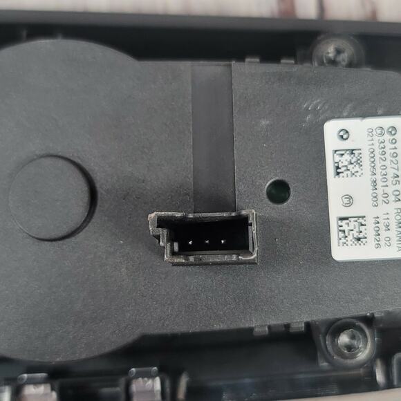 2011-2016 BMW 528i 535i 550i Headlight Lamp Switch Control 9192745 OEM - Picture 6 of 7